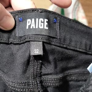 PAIGE Men’s Black Slim Jeans